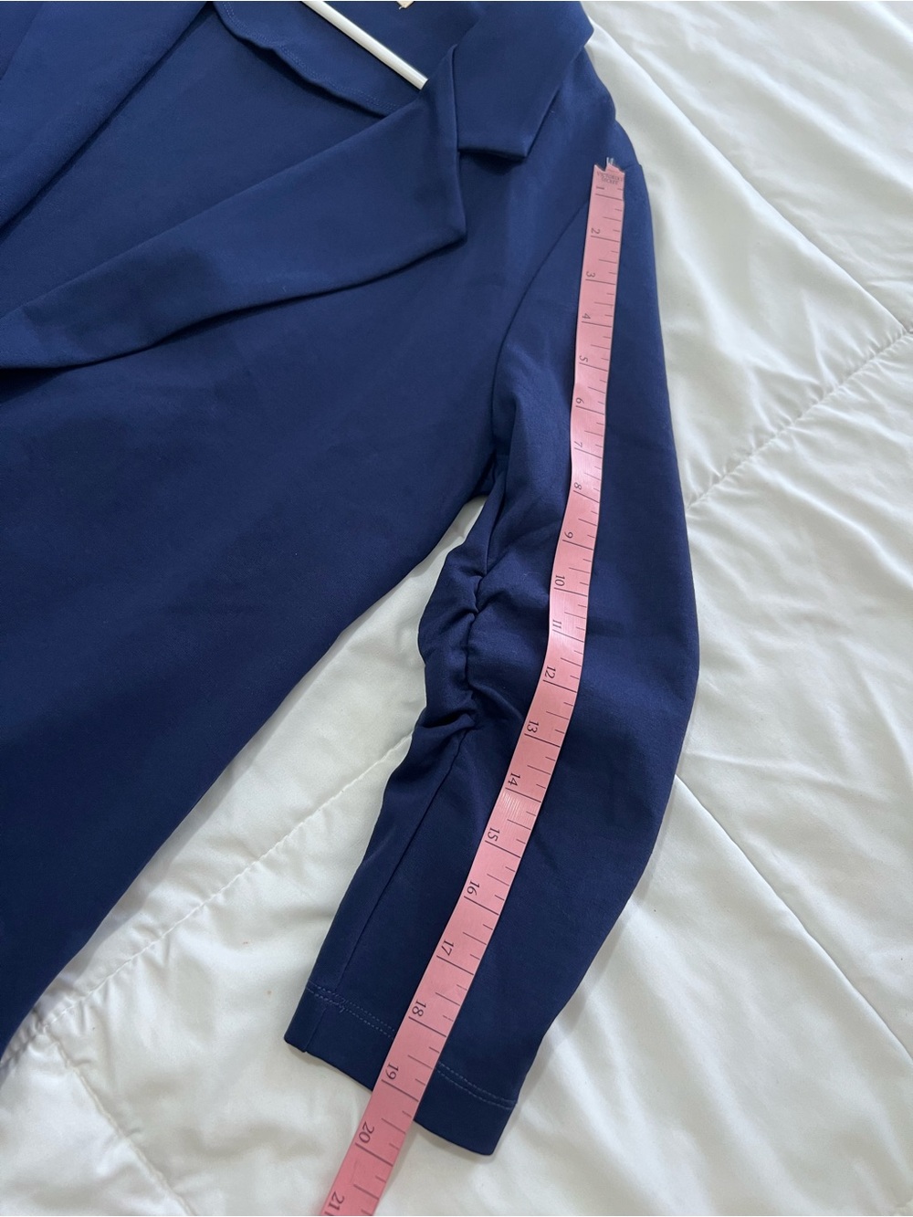 Scarlett Women's Open-Front Blue Blazer Jacket size M - Picture 15 of 15